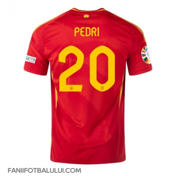 Spania Pedri Gonzalez #20 Tricou Fotbal Replică European 2024 Barbati Acasa